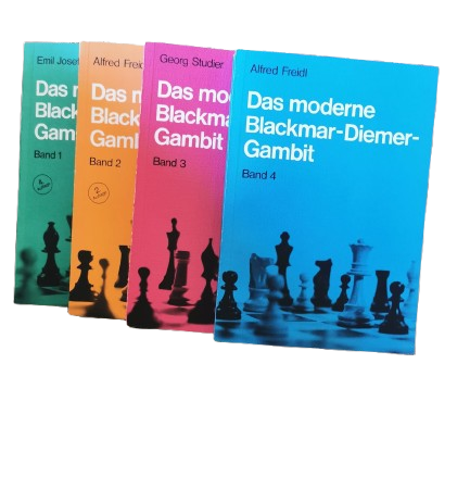 Schachbuch Das morderne Blackmar Diemar Gambit 4 Teile.